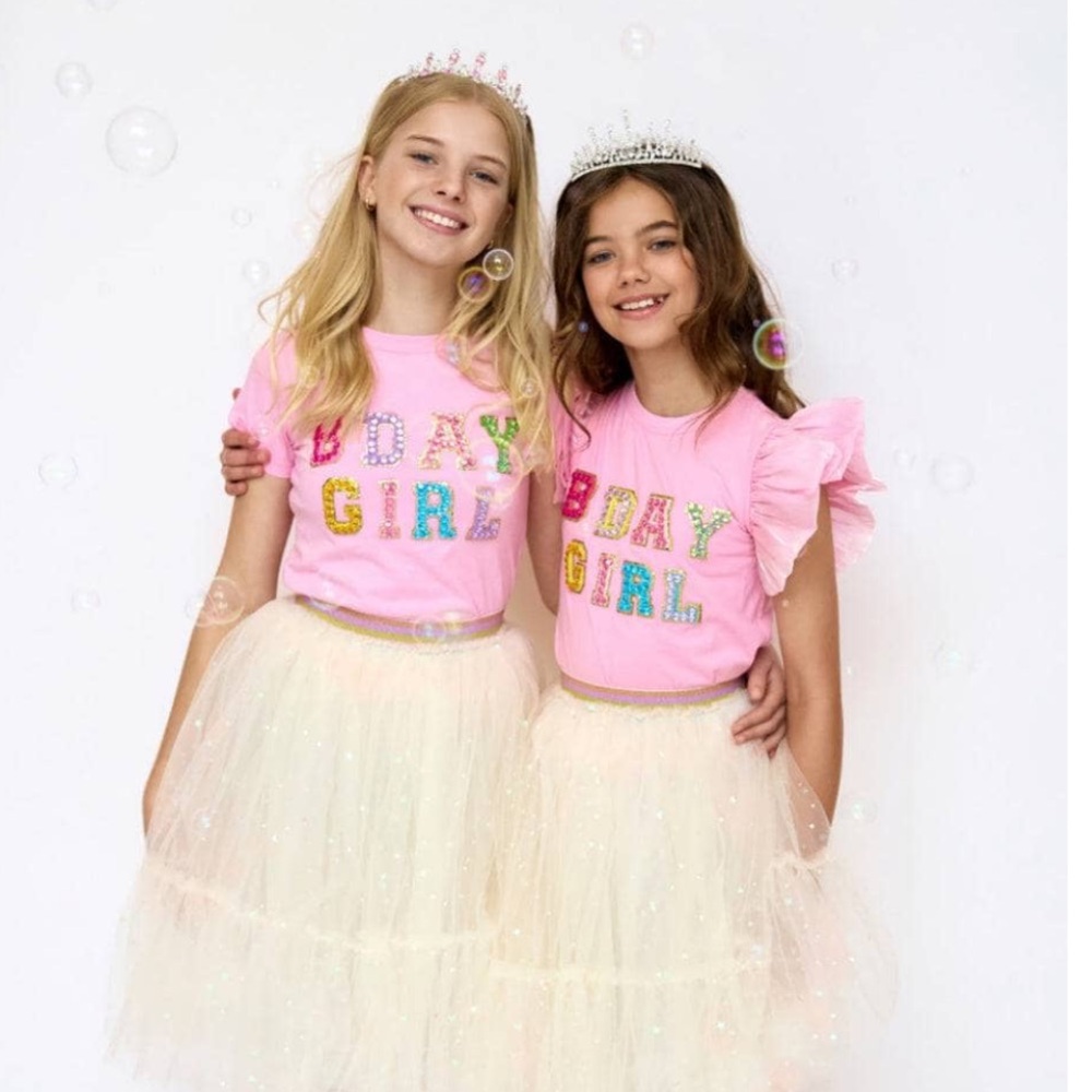 lola and the boys b'day birthday girl tee tshirt top - Picture 5 of 9